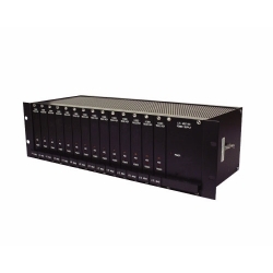 Rack and Power Supply for Fiber Optic Modules, 120 V AC, 60 Hz