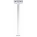 Network Camera Ceiling Mount, 7.7" Length x 5.5" Width x 29.5" Height, 33 Lb Load, Aluminum, For Indoor/Outdoor
