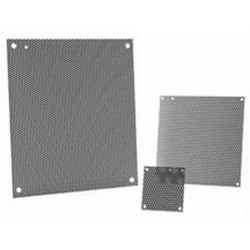 Perforated panel for use in Medium Type 3R Hinged-Cover panel enclosures, 13.00&quot; x 9.00&quot;