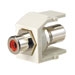 NK RCA Module, Pass-Through, White Insert, Off White
