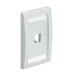 Mini-Com Faceplate 1 Port White