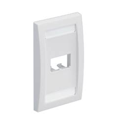 Mini-Com Faceplate 2 Port Off White