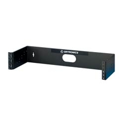 Hinged Wall Mount Bracket, Black, 19&quot; W x 6&quot; D x 7&quot; H, For Wall Mount Cabinet