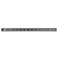 Single Phase 16AMP Basic Power Distribution Unit (PDU) Zero U Vertical 12 x BS1363 sockets IEC60309 incoming 3.6kw 16AMP 97cm