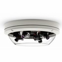 20 MP Day/Night H.264/MJPEG Omni-Directional Camera, 4 x 2560x1920, 4 x 2.8mm MP Lens, Surface mount, Indoor/Outdoor, IP66, IK-10, PoE Powered Fan