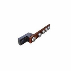 19&quot; Earthing Bar, Copper, PVC Jacket, 490 mm (L), Cross Section 2.5