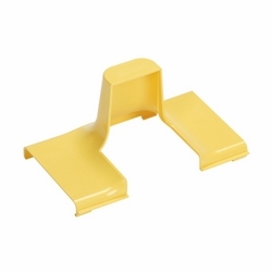 Fiber-Duct FiberRunner Cover, ABS, Yellow, For Spill-Over Junction With 2x2 Exit For 4x4 Channel