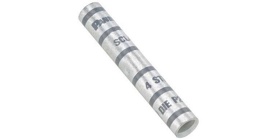 Butt Splice,Compression,Non-Insulated,6.12 in. Lg,Copper,90 C,35 kV ...