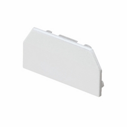 T-45 End Cap Fitting, Off White