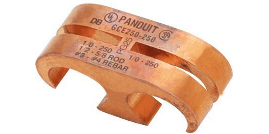 Ground Connector, Copper, Black, 6AWG