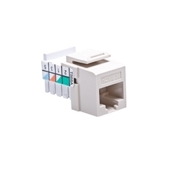 HOME 5e Snap-In Jack, T568A Wiring, Light Almond
