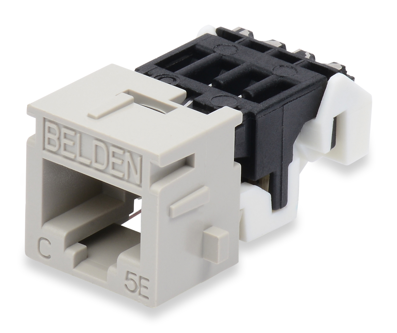 Modular Jack, Cat 5e, IDC, 1 Port, T568A/B, Plastic, Keystone Opening ...