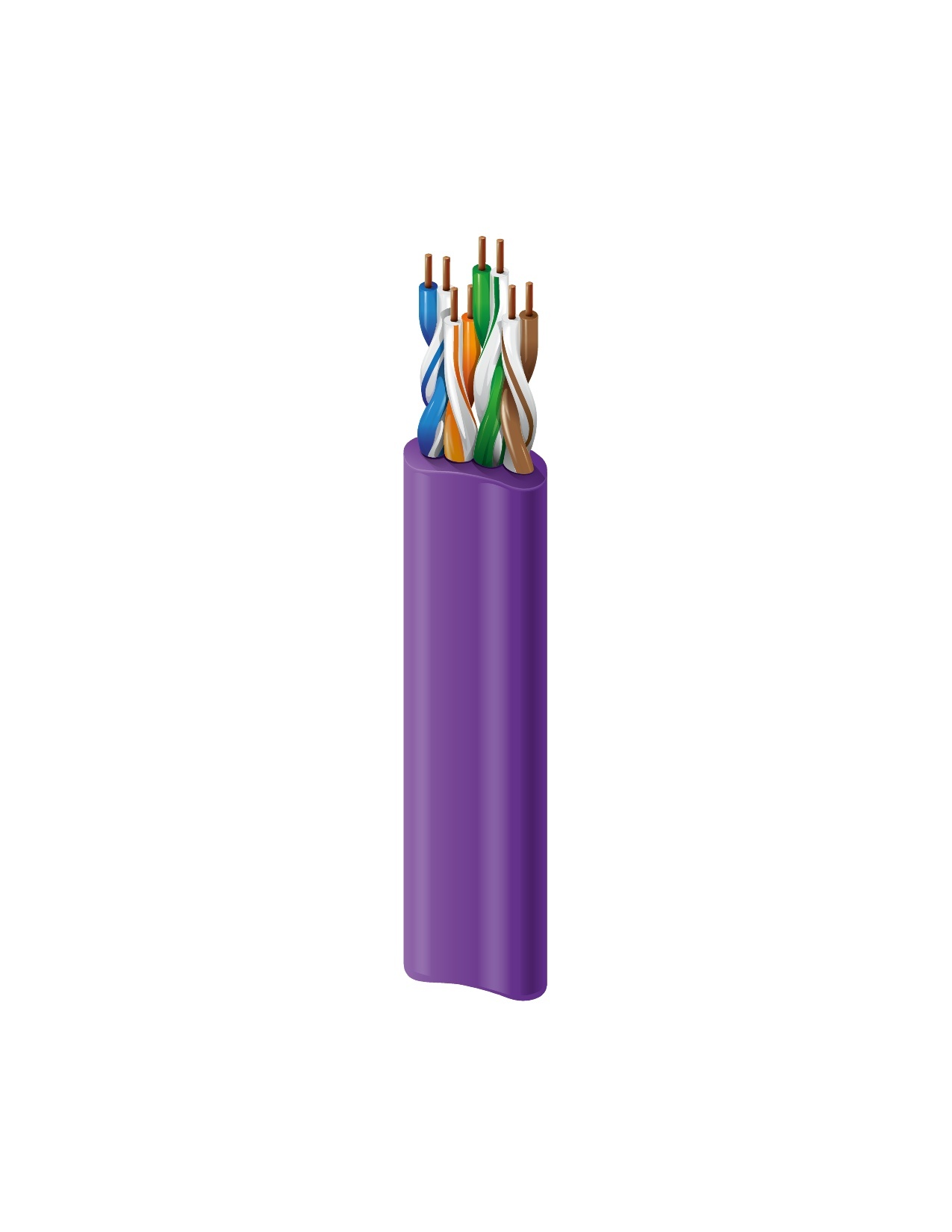 Horizontal Cable, U/UTP - Unshielded Twisted Pair, 23AWG, Green