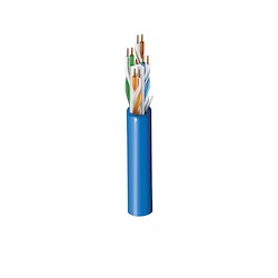 Multi-Conductor - Enhanced Category 6 Nonbonded-Pair Cable 4-pair U/UTP CMR Reel Black